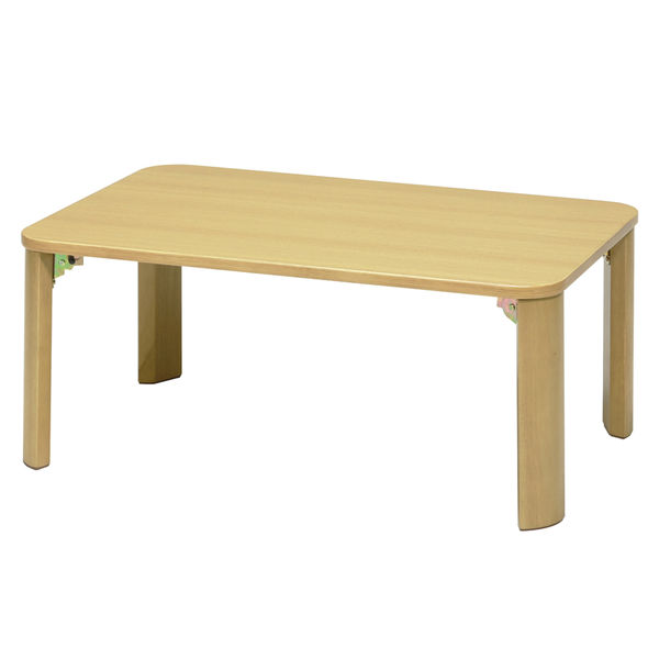 永井興産 折りたたみテーブル(75×50cm) NA（ナチュラル）幅750×奥行500 