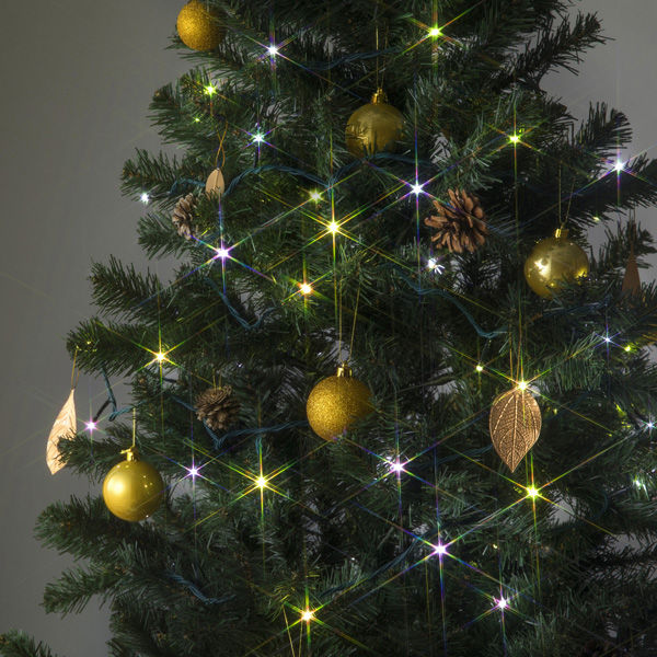 ローボルトイルミネーション　ストレート　60m ホワイト／シャンパンゴールド タカショー ローボルト LED イルミネーション ストレート