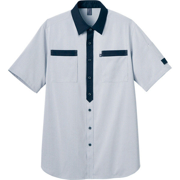 カーシーカシマ 半袖ニットシャツ ネイビー MS CSY170（取寄品）