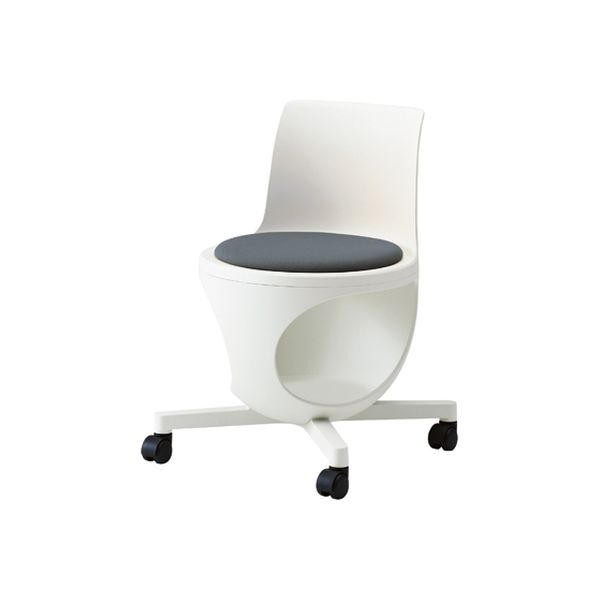 オカムラ e-chairタブレットなしパッド付 セサミ 482幅×497奥行×440座高×710高さ（mm） 9314AA F001（直送品）
