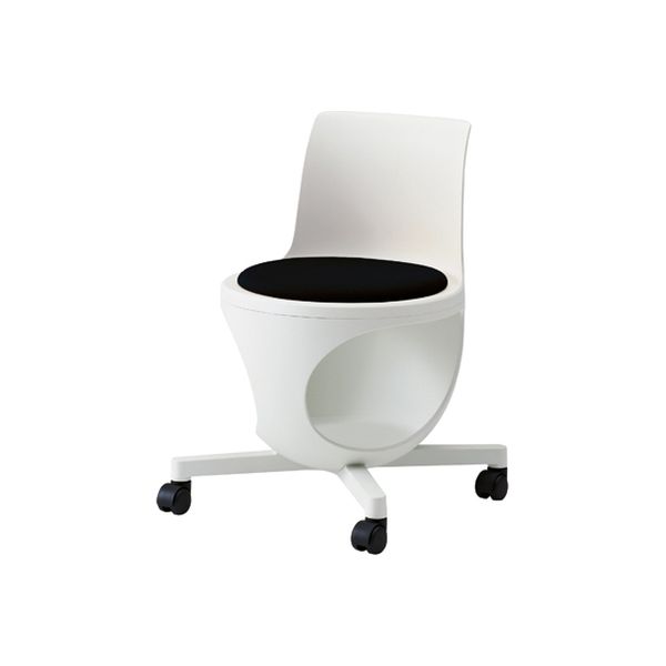 オカムラ e-chairタブレットなしパッド付 ネオブラック 482幅×497奥行×440座高×710高さ（mm） 9314AA PB20（直送品）
