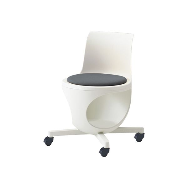 オカムラ e-chairタブレットなしパッド付 セサミ 470幅×500奥行×446座高×716高さ（mm） 9314JA F001（直送品）