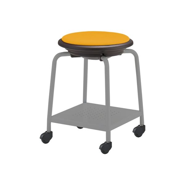 オカムラ 93J1棚付パッド付 マスタード 533幅×533奥行×474高さ（mm） 93J1MF F004（直送品）