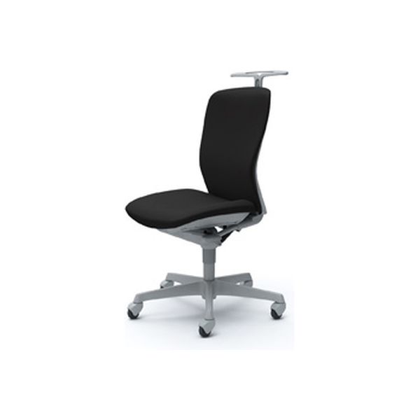 C336CR FSF1 |オカムラ スラート 肘なし ハイ グレーシェル ブラック（直送品）