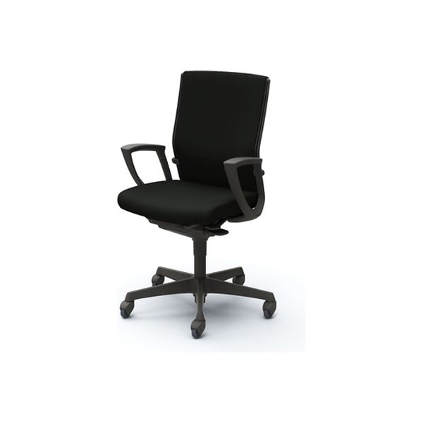 C445JR FFW1 |オカムラ エスクードチェアハイバックリング肘付
