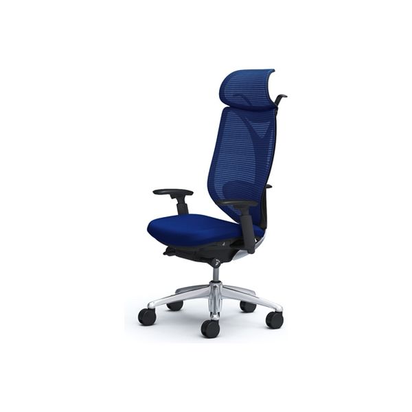 【まる様用】オカムラ　サブリナ　ハイバック　可動肘　ダークブルー　2019年製 C856BX FSZ4 |オカムラ サブリナスタンダード可動肘EXハイ