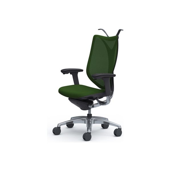 C884BR FSZ5 |オカムラ サブリナ ハイバック ブラック ダークグリーン