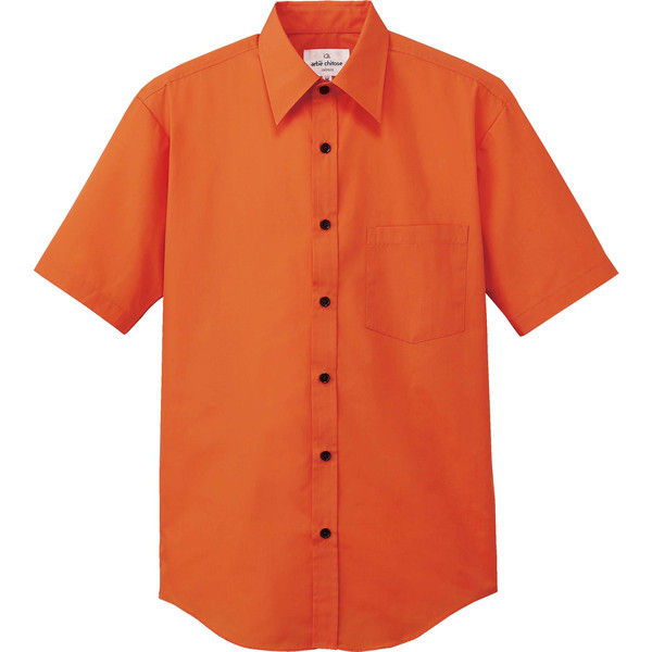 チトセ EP5963 シャツ（半袖）[兼用] L EP5963_C-4オレンジ_L（取寄品）