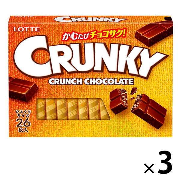 クランキーエクセレント 3個 ロッテ チョコレート