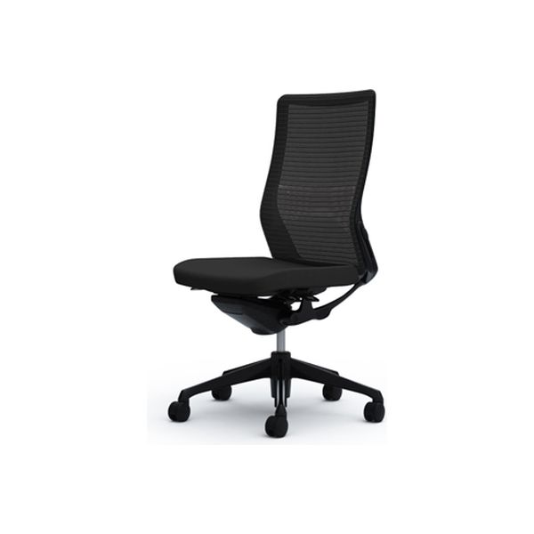 CQ35MS FSH1 |オカムラ コーラル ハイ 背メッシュ 肘なし ブラック（直送品）