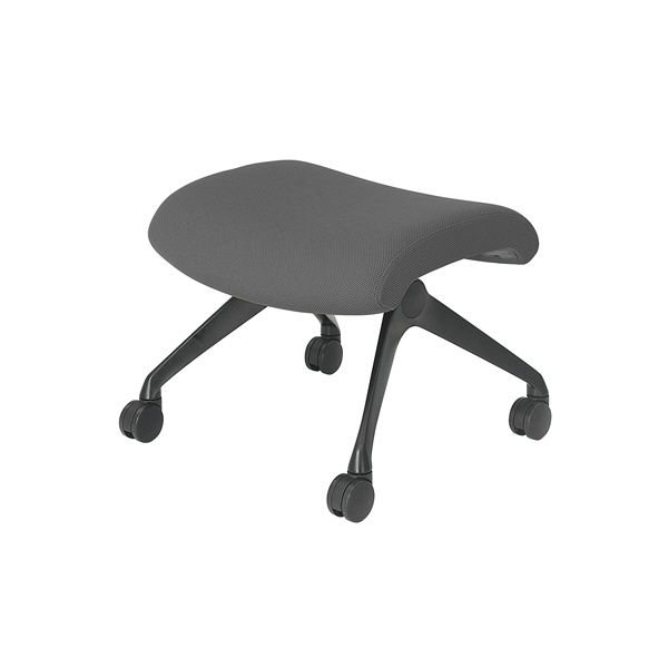 オカムラ ラクソスチェア用 オットマン ブラック 510幅×485奥行×400高さ（mm） CZ32CR FAN1（直送品） 42,768円