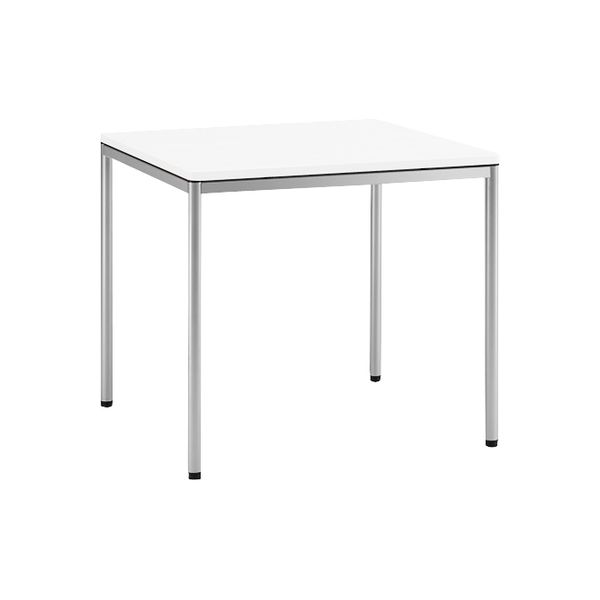 オカムラ tresse-Rテーブル 800角 ホワイト 800幅×800奥行×720高さ（mm） L674AA MP12（直送品）