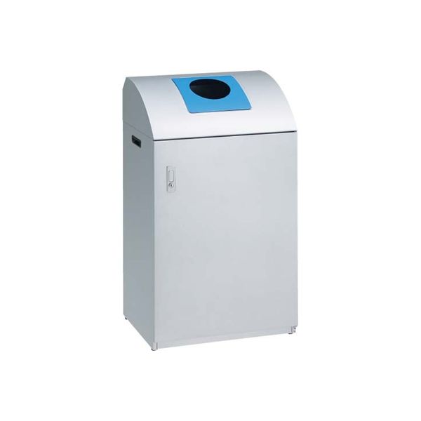 オカムラ L937分別ごみ箱45L ペット用 アクアブルー 490幅×390