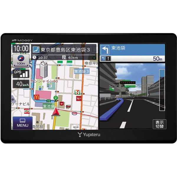 ユピテル ポータブルカーナビゲーション MOGGY YPB744（直送品