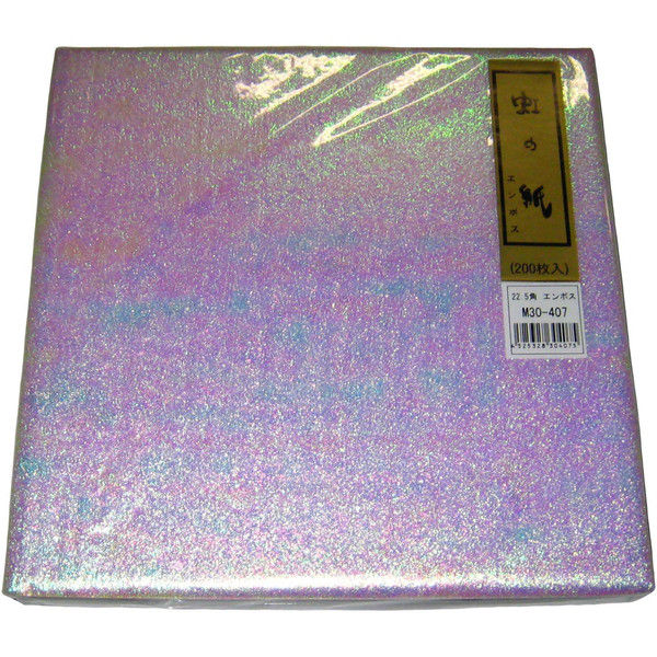 マイン 虹の紙エンボス（200枚入）M30-407 225×225 3259600（取寄品）