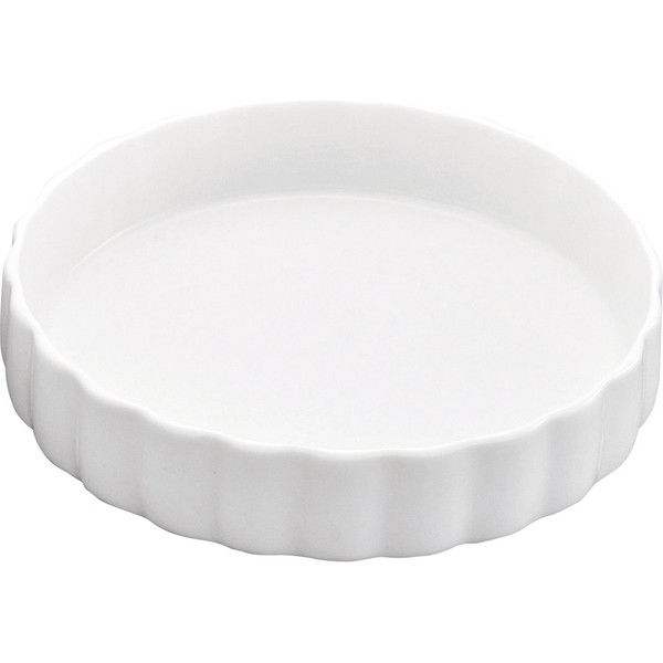 かんだ 耐熱性陶器 パイ皿 S φ96×H23 6100510（取寄品） - アスクル