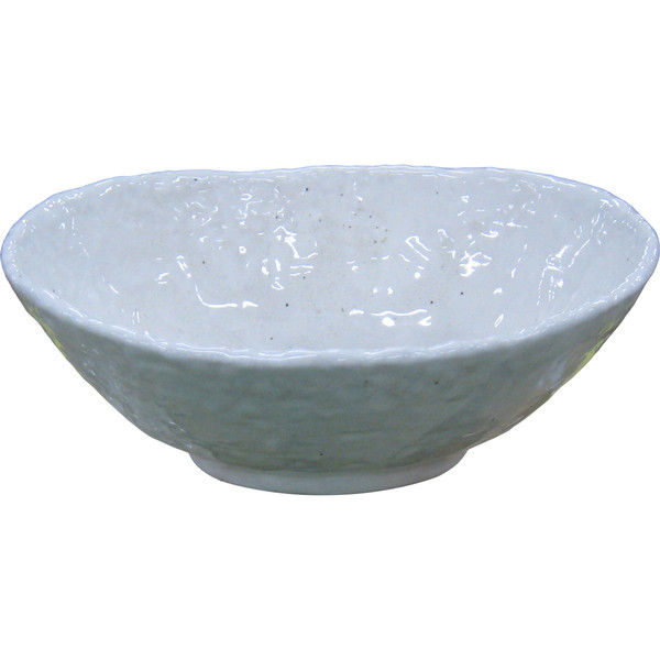 モダンホワイト 楕円鉢 小 8180470 江部松商事（取寄品）