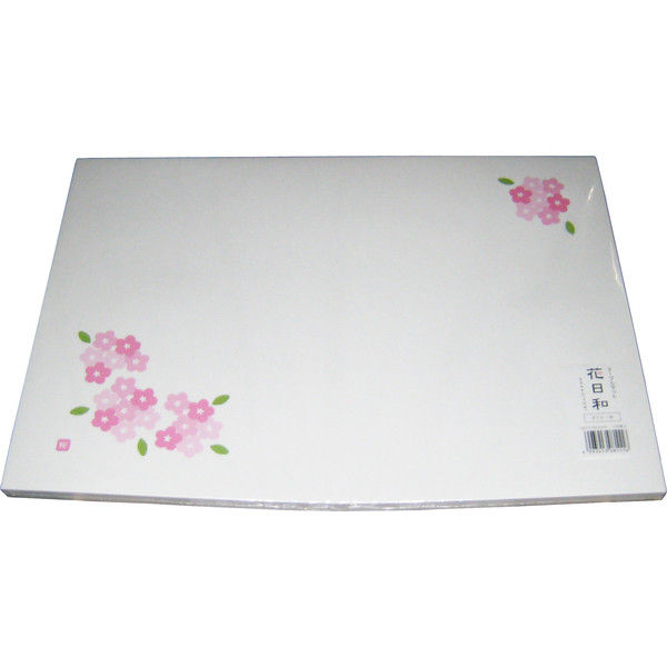 和紙テーブルマット「花日和」Mサイズ（100枚入）A-3-4「桜」 8280880 アオトプラス（取寄品）