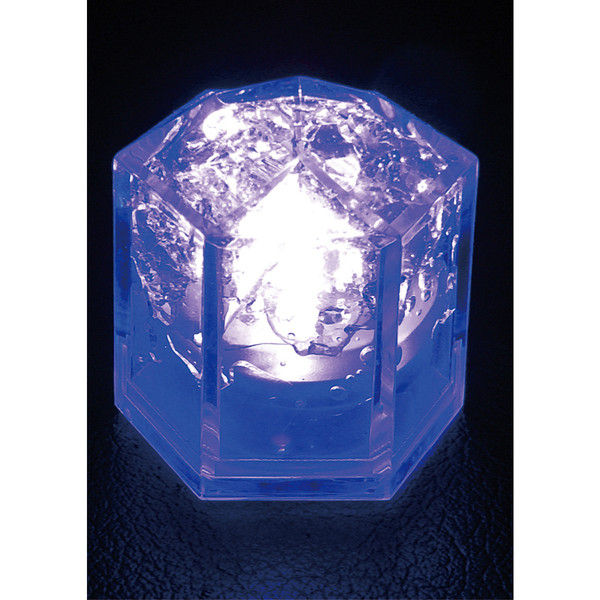 ヤマノ 光る氷 ライトキューブ・クリスタル（24入）ブルー 8391330（取寄品）