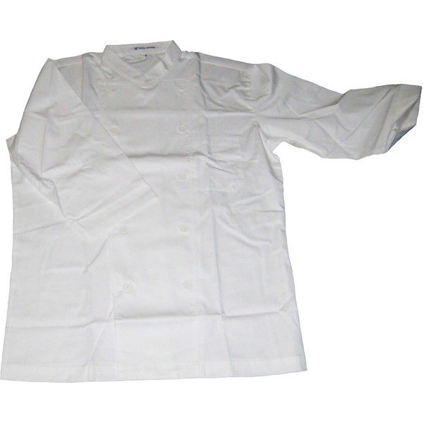 セブンユニフォーム 4697400コックシャツ（男女兼用） オフホワイト S BA1208-0（取寄品）