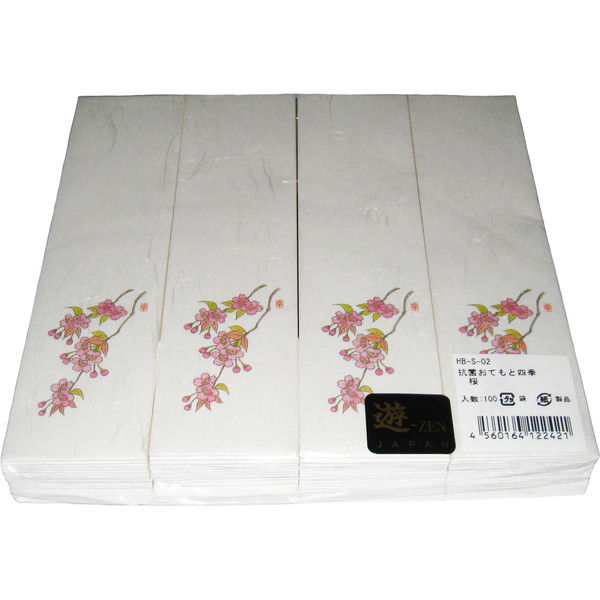 アーテック 5894100遊膳 おてもと・四季 箸袋（100枚入） 桜 HB-S-02（取寄品）