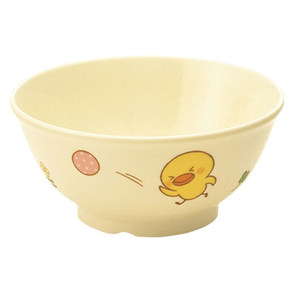 国際化工 3951300メラミン 子供食器 ひよこぐみ 飯茶碗 小（身） J30 HI（取寄品）