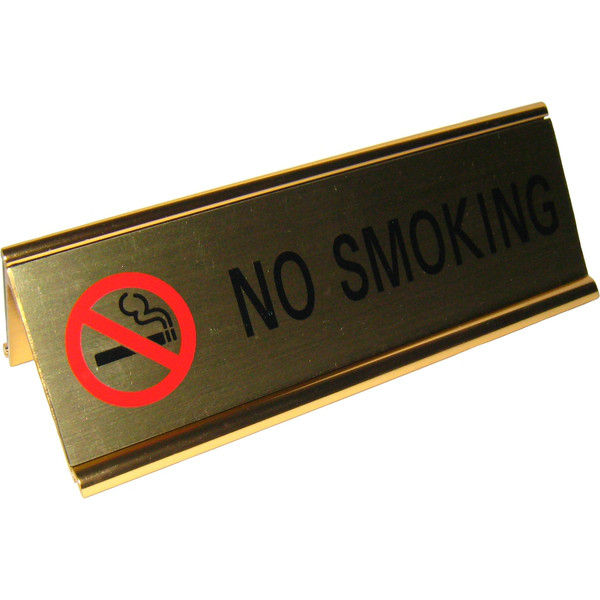 えいむ 6839700アルミ NO・SMOKING A型 金 SI-3E（取寄品）