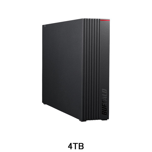 バッファロー USB3.1（Gen1）対応 外付けHDD 4TB ブラック HD-LDS4.0U3-BA