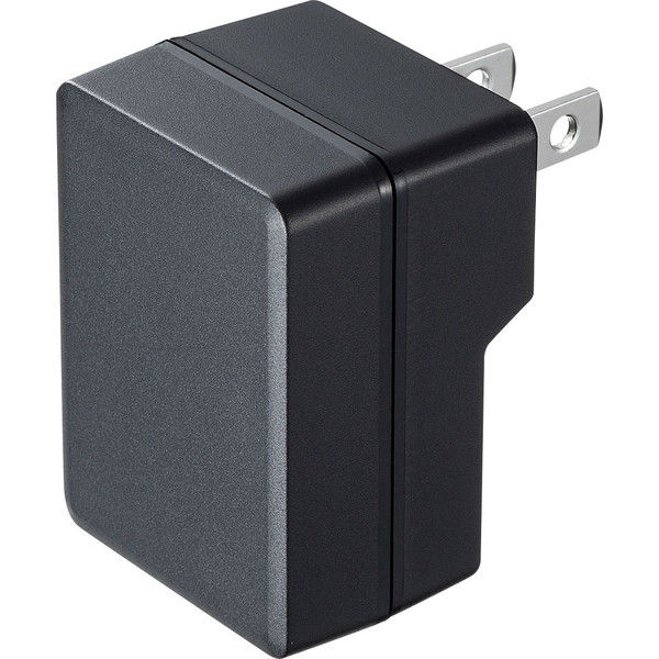 サンワサプライ USB充電器（1A・高耐久タイプ） ACA-IP55BK 1個（直送品）