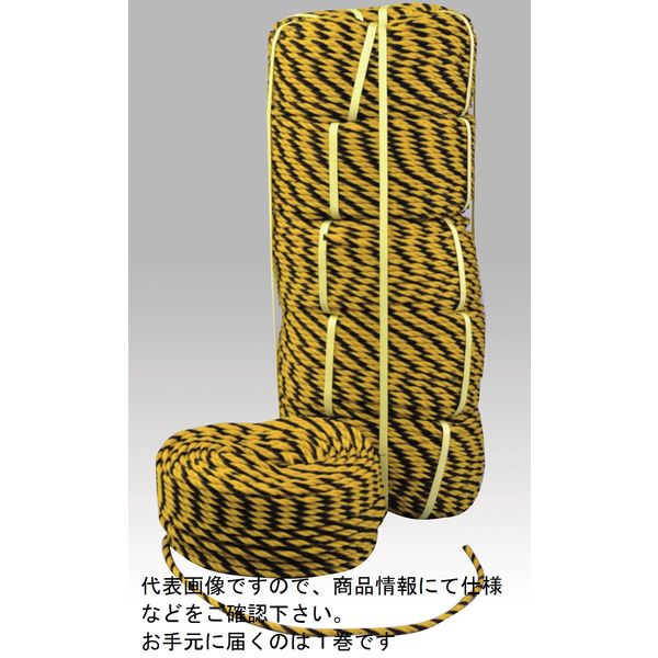 トラロープ 12mm×50m TG-1205 熱田資材（直送品）