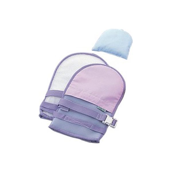 アズワン 抜管防止手袋 小 メッシュ パープル 0-1638-33 1双（直送品）