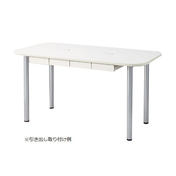 アズワン ナーステーブル(天板配線穴有) 1200×900×900mm 1290H-WC 1台 8-2560-01（直送品）