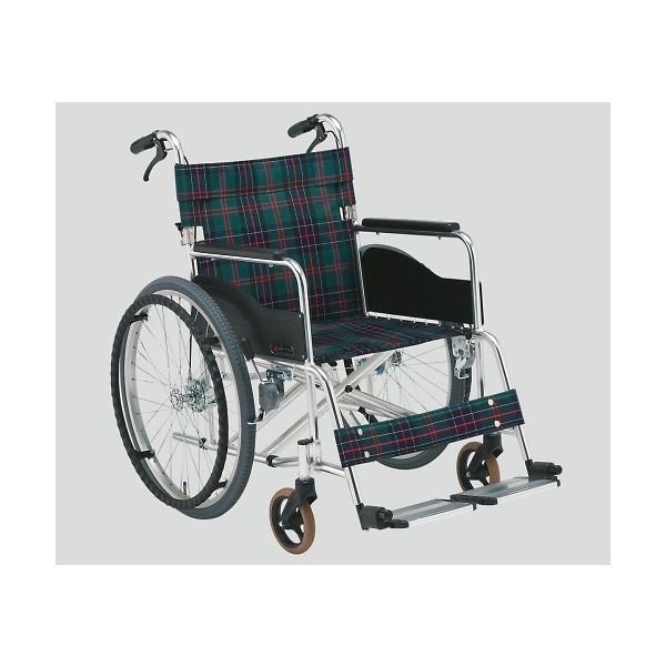 松永製作所 車椅子(アルミ製・ワイドタイプ) 725×1010×885 AR-280A S-2 1個 8-9274-01（直送品）