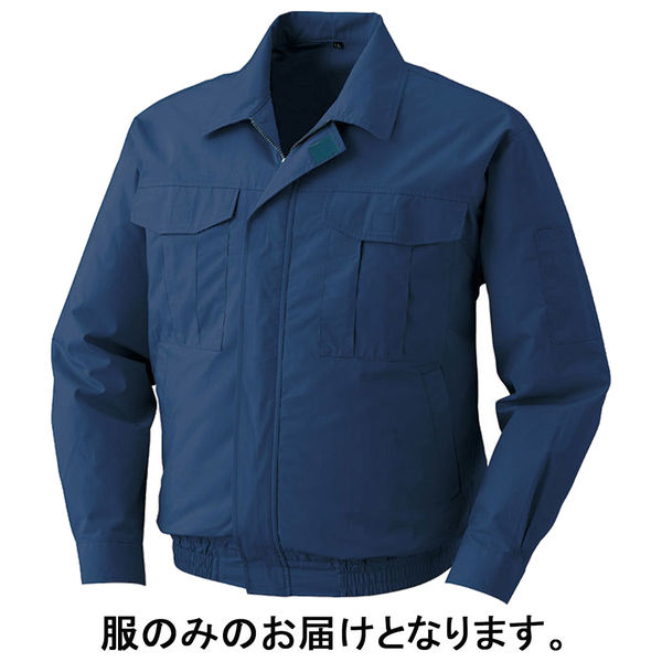 空調服 綿薄手ワーク空調服 ダークブルーM KU90550C14S2 1着