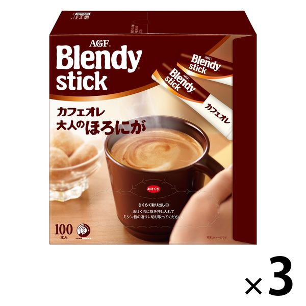 ブレンディ スティックコーヒー カフェオレ 微糖 ミルクティ ほろ苦