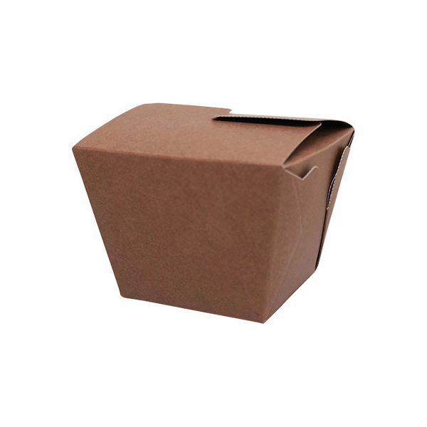 協和パック 紙製弁当容器 デリメイト 8080 ブラウン 00521294 1包：300枚（25×12）（直送品）