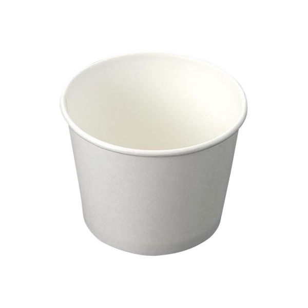 ケーピープラテック 紙製スープカップ KM110-520 本体 白 54922 1包：1000枚（50×20）（直送品）
