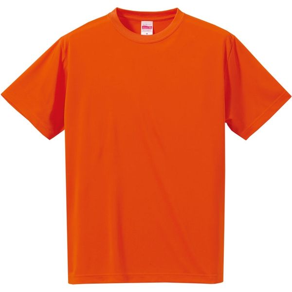 4.7オンス ドライシルキータッチTシャツ 男女兼用 オレンジ L 5088-01（直送品）