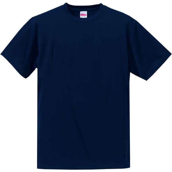 4.7オンス ドライシルキータッチTシャツ 男女兼用 ネイビー XXL 5088-01（直送品）