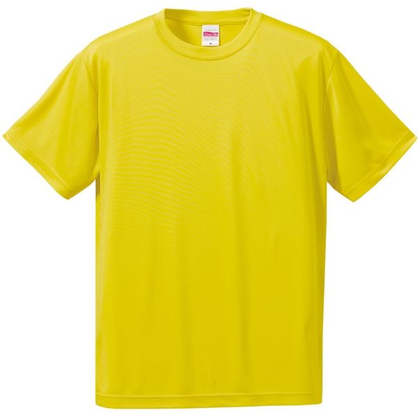 4.7オンス ドライシルキータッチTシャツ 男女兼用 イエロー 160cmサイズ 5088-01（直送品）