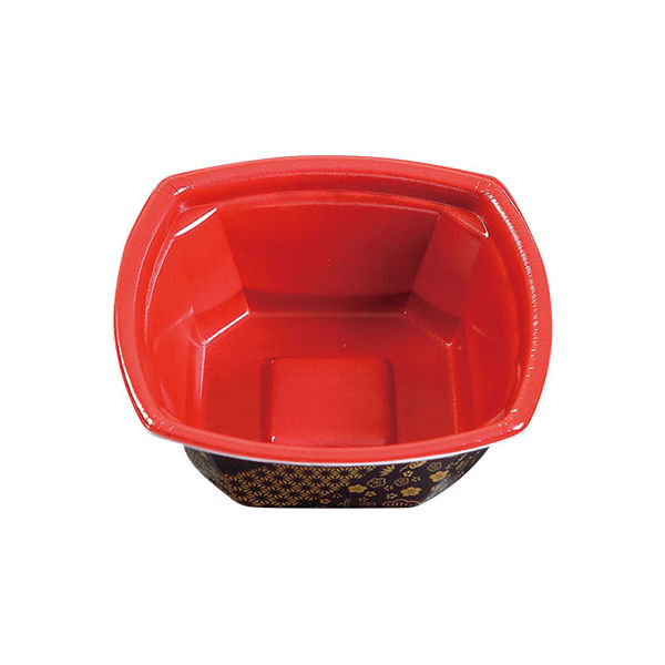 ケーピープラテック 丼容器 Kランチー8 本体耐熱 麻の葉 55092 1包：600枚（25×24）（直送品）