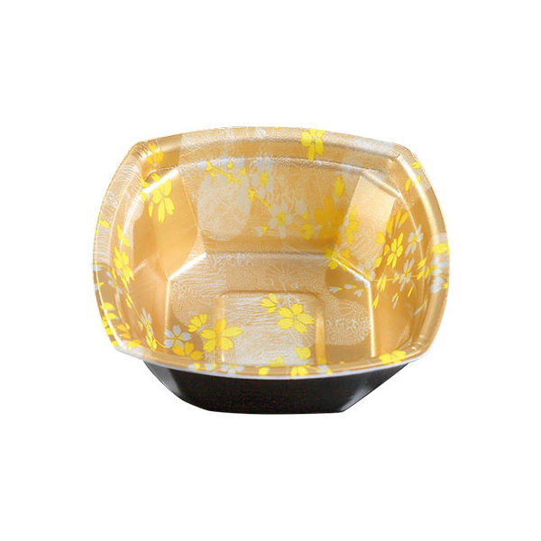 ケーピープラテック 丼容器 Kランチー8 本体耐熱 金桜 55093 1包：600枚（25×24）（直送品）