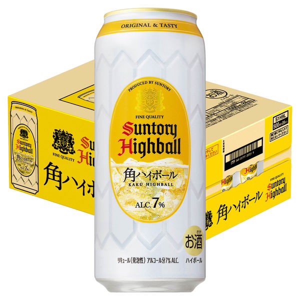 ハイボール ウイスキー サントリー 角ハイボール 缶 500ml 1ケース(24