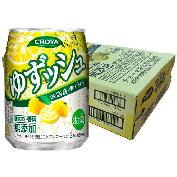 チョーヤ ゆずッシュ 250ml×24缶 アスクル