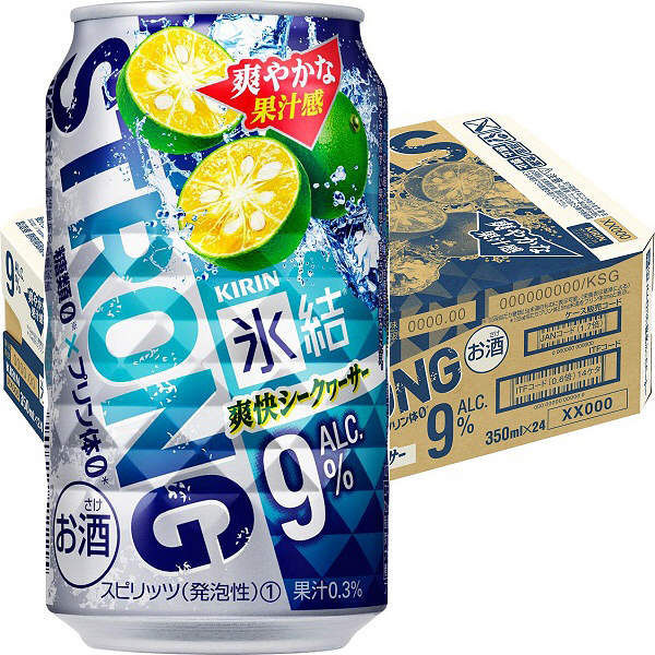 キリンビール 氷結ストロング 爽快シークヮーサー 350ml×24缶