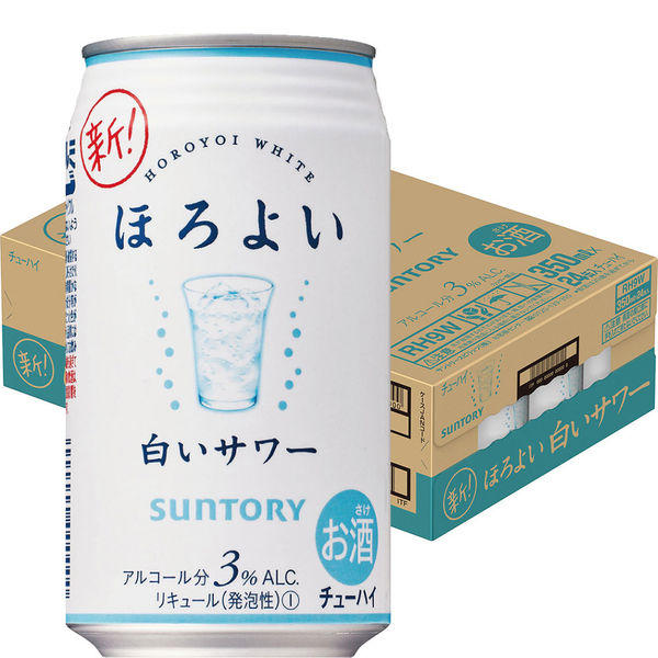 サントリー チューハイ ほろよい ＜白いサワー＞ 350ml×24缶 - アスクル