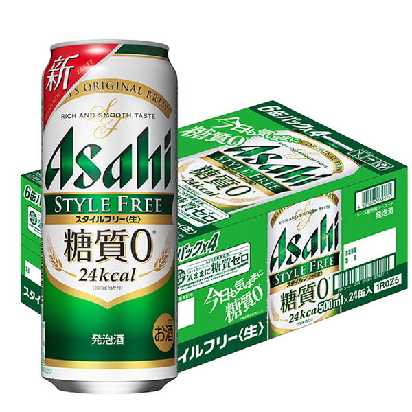 アサヒビール スタイルフリー 生 500ml 24缶 【発泡酒】 - アスクル