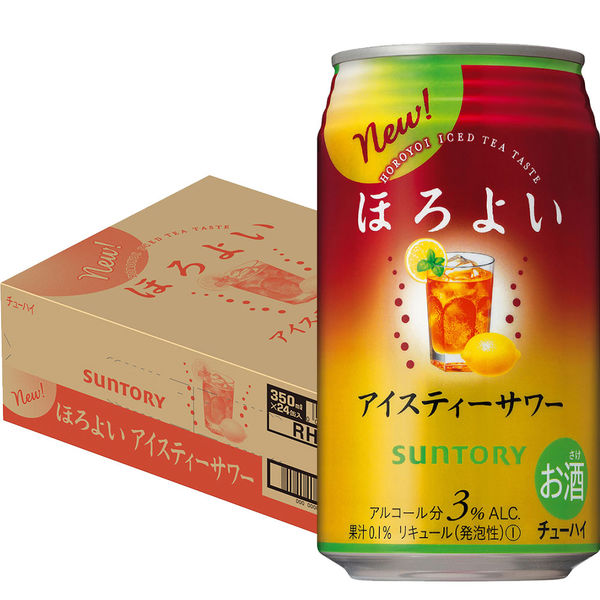 サントリー ほろよいアイスティサワー 350ml×24缶 - アスクル