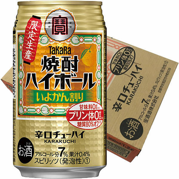 宝酒造 タカラ「焼酎ハイボール」＜ いよかん割り ＞ ×24缶