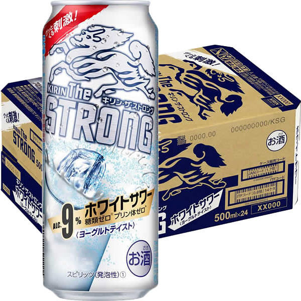 キリンビール キリン・ザ・ストロング ホワイトサワー 500ml × 24缶 - アスクル